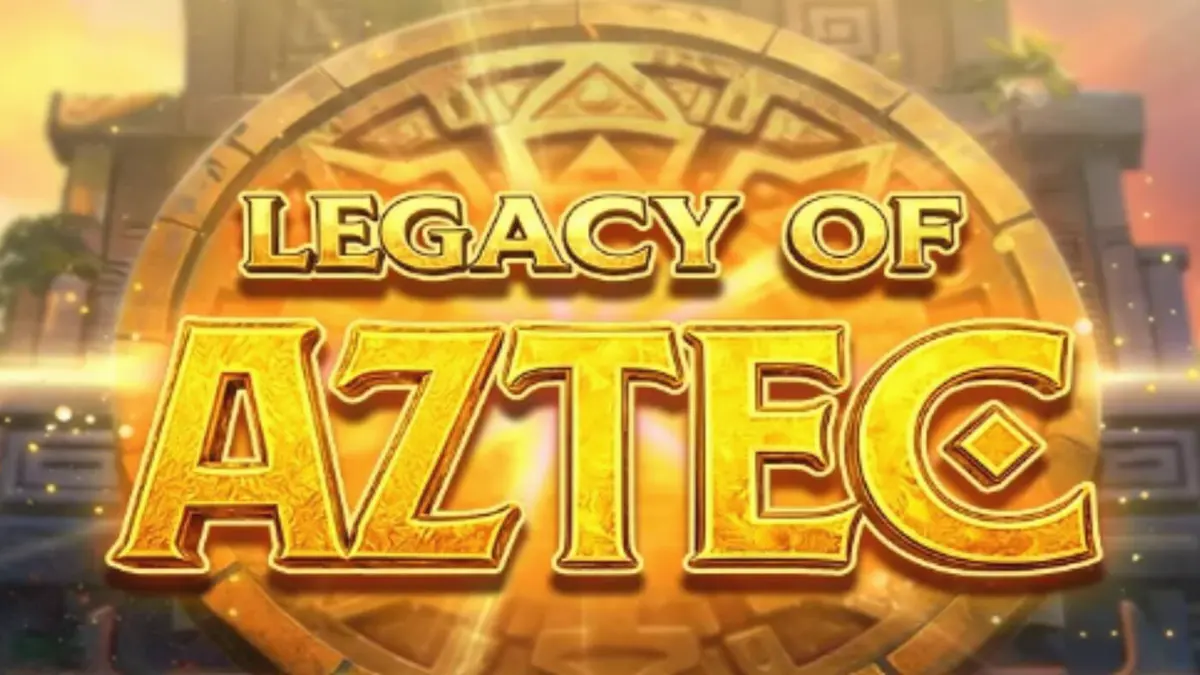 Legacy of Aztec slot machine interface na may mga gintong templo at simbolo